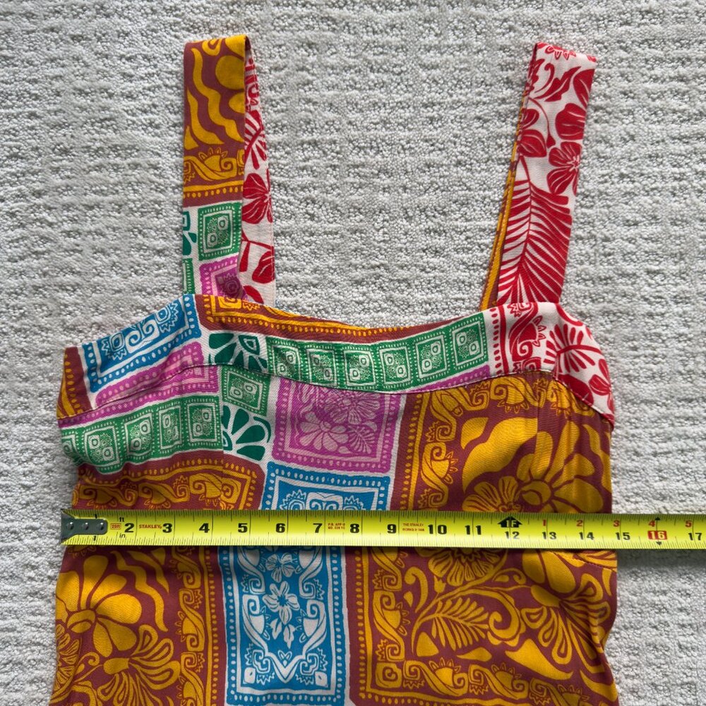 MSK | Multi-Print Long Sundress Sz M - Picture 4 of 8